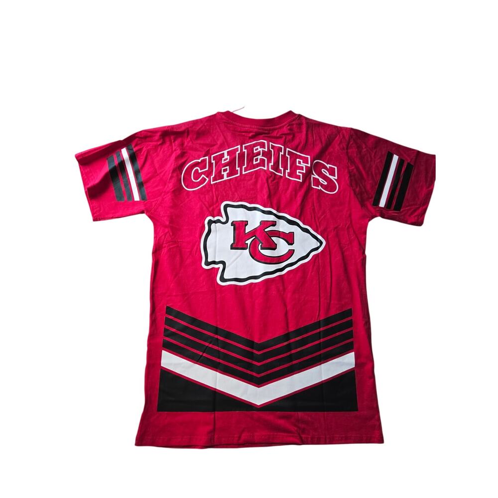 Kansas City Chiefs T-shirt Dress - Team Jersey Style. (factory misprint) - Picture 3 of 7